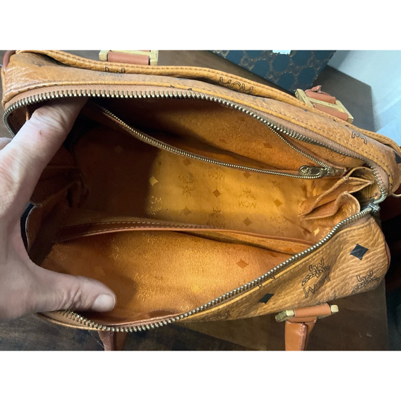 MCM Brown Satchel Bag - Picture 7 of 13